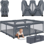 Laste m&auml;nguaedik Lionelo Florence XL Easy Fold Grey Stone