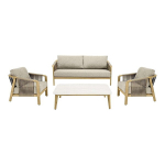 Lounge komplekt Fargo alumiinium taupe