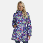 Huppa Naiste kevad-s&uuml;gis parka JANELLE 1, lilac pattern, XS