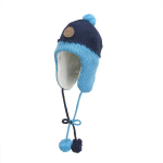 Huppa Kootud m&uuml;ts ZOE, t.sinine/ h.sinine S, peacoat/ blue atoll