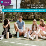 B.box Termose pudel joogitilaga, 1l, roosa
