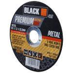 50 tk. metalli l&otilde;ikekettad 125x1,2mm Inox Black Premium