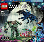 75571 LEGO&reg; Avatar Neytiri ja Thanator vs. AMP Suit Quaritch