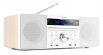 Audizio Prato muusikakeskus CD/DAB+/FM/USB/BT Valge