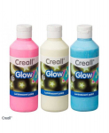 Pimedas helendav v&auml;rvikomplekt Creall Glow 3x250 ml