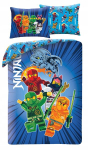 Voodipesu 140x200 Lego Ninjago Blue Lastele Poistele