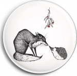 Dekoratiivne magnet "rebane ja siil"