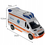 Heli ja valgusega m&auml;ngukiirabiauto