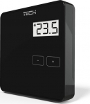 Tech R-8b Juhtmevaba ruumitermostaat, must