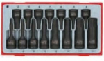 Teng Tools Impact Hex Heads 1/2" ja 3/8" 15 tk.