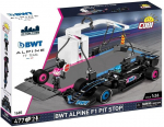 Konstruktor Cobi 1685 Bwt Alpine F1 Pit Stop
