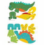 Stick N Play &ndash; dinosauruste maailm, 230x230 mm