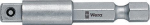 Adapter 1/4" Wera, 50mm, 1/4" pistikupesade jaoks