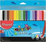 Maped Color'peps Ocean markerid, 18 v&auml;rvi
