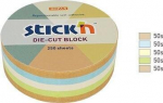 Stick'n kleeppaberid, 67x67mm, 250 tk., 4 v&auml;rvi
