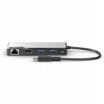 Alogic Fusion Alpha Usb-c 5-in-1 jaotur, 4k Hdmi, Gigabit Ethernet