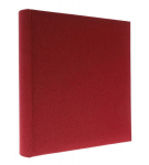 Traditsiooniline fotoalbum, 60 lk, linane, punane
