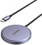 Ugreen W703 juhtmevaba laadija, Magsafe, 15w, 1,5m, valge