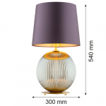 Argon Hamilton 8532 laualamp, E27, 15w, Ip20