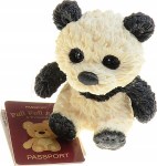 Pehmest kummist panda "groszkiem" m&auml;nguasjaga