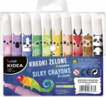 Jelly pliiatsid "silky Zoo" 10 v&auml;rvi keerdajaga