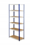 Metallist riiul Helios Hnw 196x100x35 cm, 6 riiulit, 275 kg/riiul