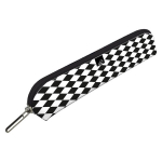 Minikarp-pliiats "must-valge" ruuduline