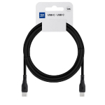 Blue Star Usb-c kaabel 3a 60w, 1m, must