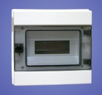 Elektro-plast Modulaarne hermeetiline kast 1x8, 500v vahelduvvool / 1000v alalisvool, Ip65
