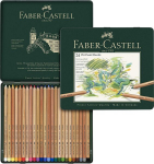 Faber-castell Pitt Pastel pliiatsid, 24 v&auml;rvi, metallkarp