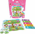 Puzzle 2in1 Fairies 49el - Roter Kafer