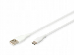 Digitus Usb-c kaabel, 2m, valge