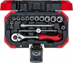 Gedore Red Socket mutriv&otilde;tmete komplekt 1/4", 16 tk