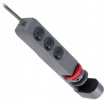 Usb-ga pikendusjuhe, 3 pesa, 1,5m, hall