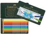 Faber-castell Albrecht Durer akvarellpliiatsid, 12 v&auml;rvi