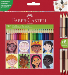 Faber-castell pliiatsid 24+3 tk. laste nahatoonid
