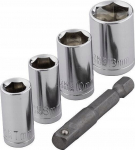 Wolfcrafti 1/4" mutriv&otilde;tmed: 7, 8, 10, 13 mm