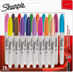 Sharpie Fine p&uuml;simarkerid, 18 v&auml;rvi