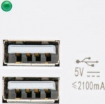 Seinalaadija 2 usb pesaga 5v 2.1a