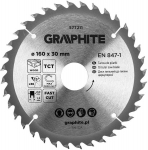 Grafiitketassaag 160mm, 36 hammast, puidule, Mdf