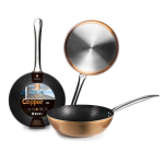 Ibili Natura Copper pann, alumiinium/vask, 24 cm