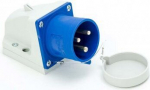 Tugev seinapistiku alus 32a 3p 230v Ip44 sinine