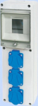 Ehituse harukarp Elektromet Rse-01, mod. 4, 3x16a, Ip54