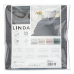 Pleed Eurofirany LINDA 150x200cm pehme vahvelkoega tumesinine
