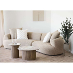 Abilaud 45x50 cm valge pruun keraamika