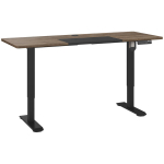 Elektriliselt reguleeritav laud, naturaalne+must, 140x70x72-116 cm