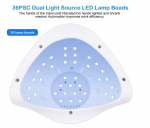 Stiilne roosa LED/UV k&uuml;&uuml;nelamp r&otilde;&otilde;msate inimestega