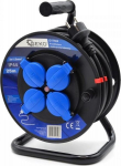 Pikendusjuhe trumliga elektrit&ouml;&ouml;riistadele 25m 3x1.5mm&sup2; IP44 4 pistikupesa G17504 GEKO