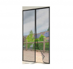 Wzlxcxxy Magnetiline s&auml;&auml;sev&otilde;rk uksele 110x210 cm, must