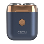 Pardel Mini juuksel&otilde;ikusmasin-habemeajaja OSOM Dual Blade Rotary Shaver OSOM02970, sinist v&auml;rvi